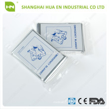 Venda por atacado Mylar Aluminium Emergency Cobertores 2016 fabricado na China CE